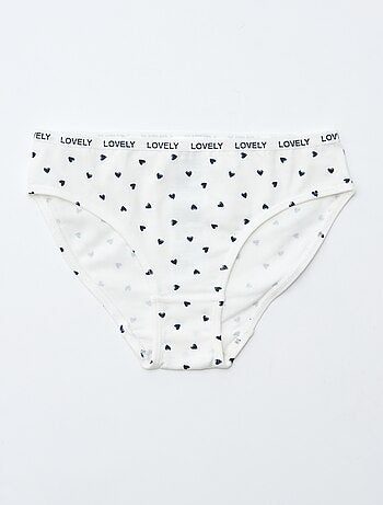 Pack de 4 braguitas estampadas