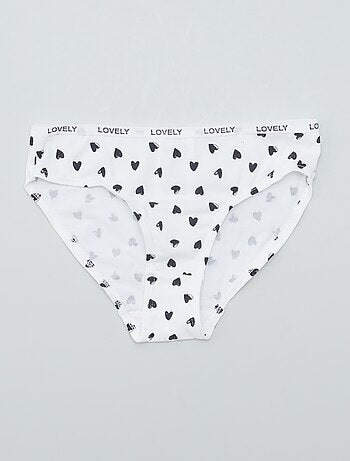 Pack de 4 braguitas estampadas