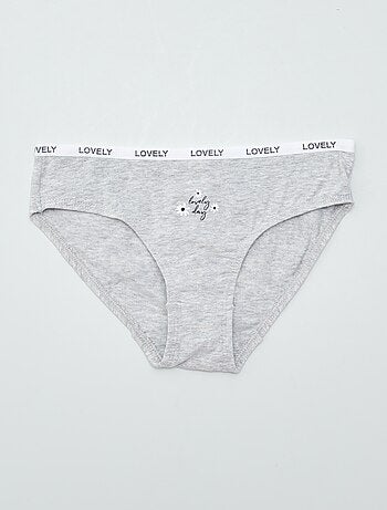 Pack de 4 braguitas estampadas