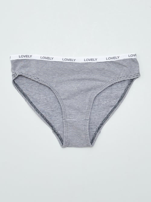 Pack de 4 braguitas estampadas - Kiabi