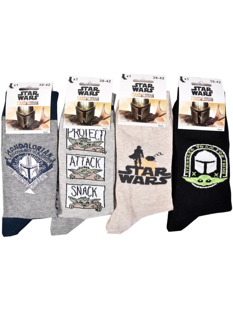 Pack de 4 calcetines adulto licencia fantasías surtido Multicolor - Kiabi
