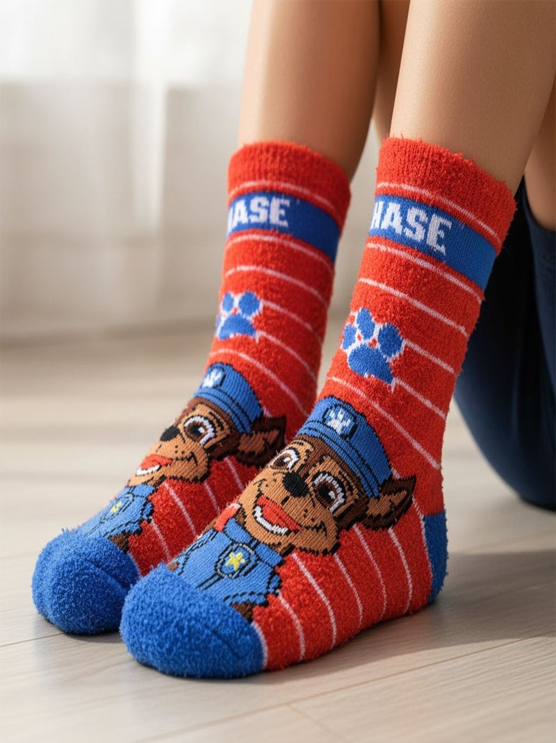 Pack de 4 calcetines antideslizantes niño PAT PATROUILLE Gris rojo - Kiabi