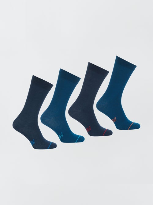Pack de 4 calcetines de largo medio 'Athena' - Kiabi