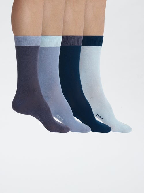 Pack de 4 calcetines de media caña 'Dim' - Kiabi