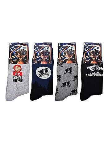 Pack de 4 calcetines hombre E.T EL EXTRATERRESTRE