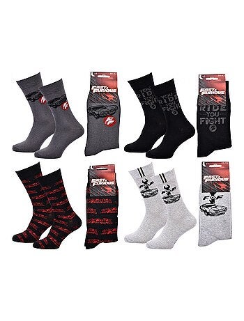 Pack de 4 calcetines hombre FAST AND FURIOUS