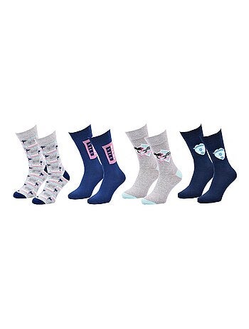Pack de 4 calcetines hombre MIAMI VICE