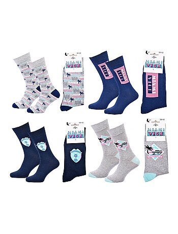 Pack de 4 calcetines hombre MIAMI VICE