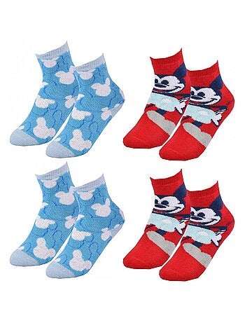 Pack de 4 calcetines niño DISNEY MICKEY MOUSE