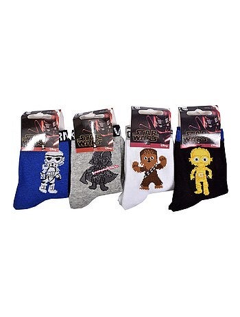 Pack de 4 calcetines niño STAR WARS