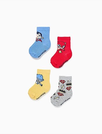 Pack de 4 calcetines Super Friends