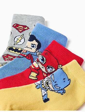 Pack de 4 calcetines Super Friends