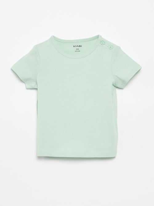 Pack de 4 camisetas lisas - Kiabi