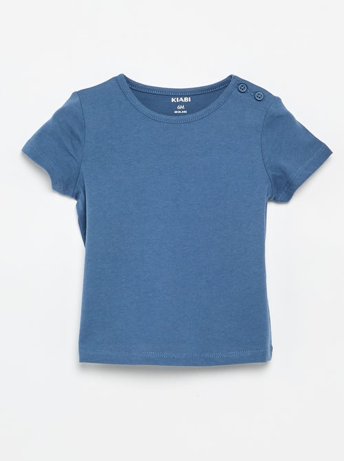 Pack de 4 camisetas lisas - Kiabi