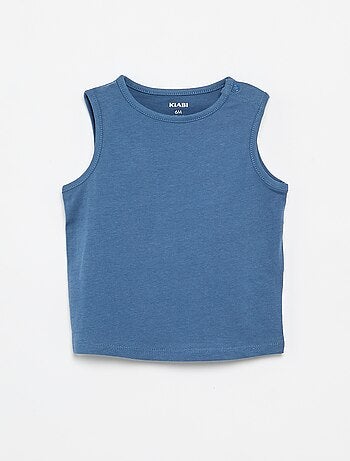 Pack de 4 camisetas sin mangas lisas