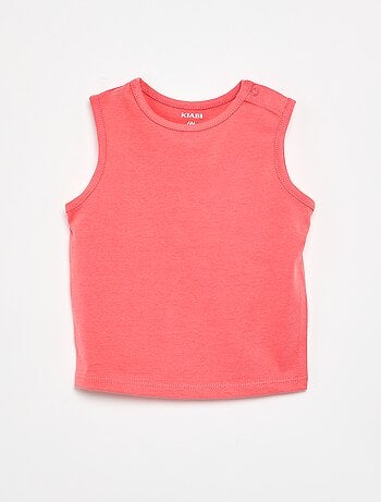 Pack de 4 camisetas sin mangas lisas
