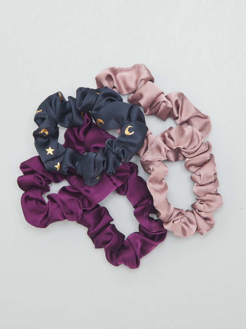 Pack de 4 coleteros PURPURA - Kiabi