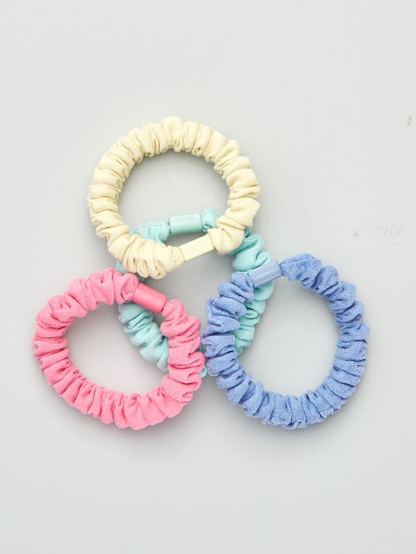 Pack de 4 coleteros ROSA - Kiabi