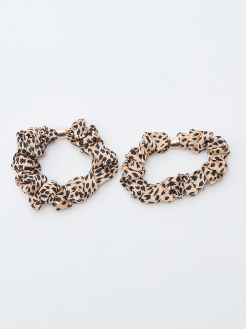 Pack de 4 coleteros satinados - Kiabi