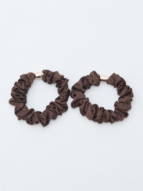 Pack de 4 coleteros satinados - Kiabi