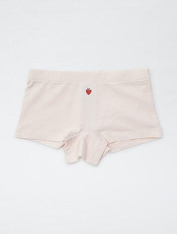 Pack de 4 culottes estampados 'fruta'