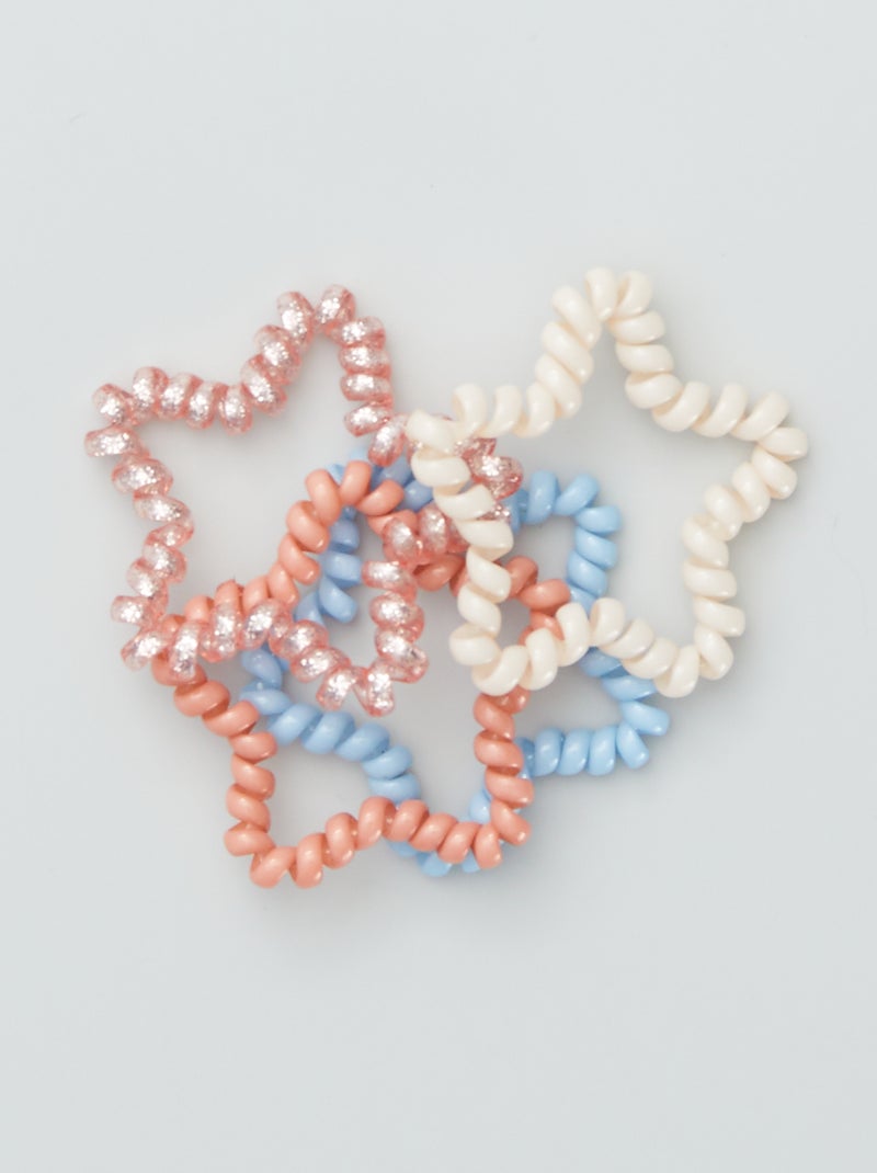 Pack de 4 gomas con forma de 'estrellas' multicolor - Kiabi