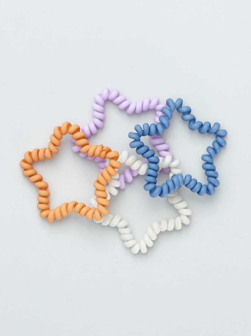 Pack de 4 gomas de espiral multicolor - Kiabi