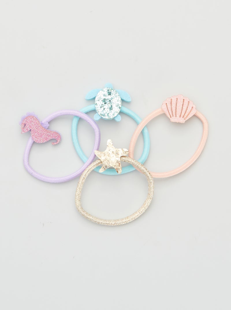 Pack de 4 gomas multicolor - Kiabi