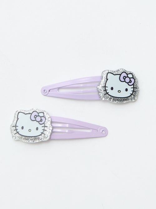 Pack de 4 horquillas + 1 coletero 'Hello Kitty' - Kiabi