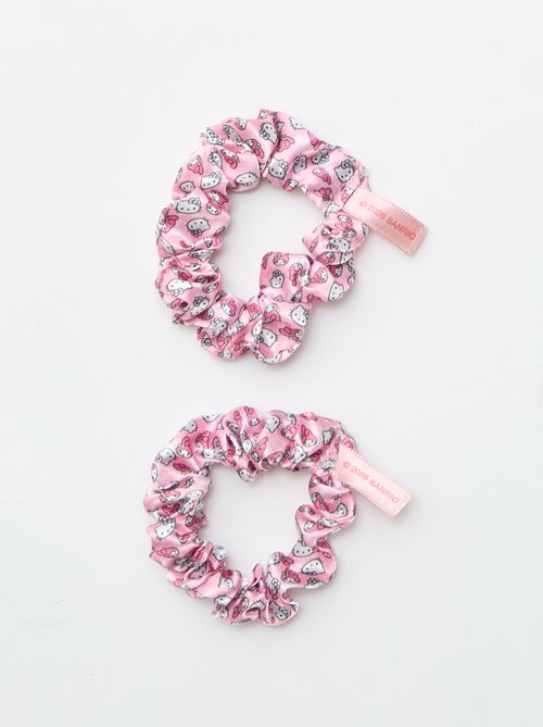 Pack de 4 horquillas + 1 coletero 'Hello Kitty' - Kiabi