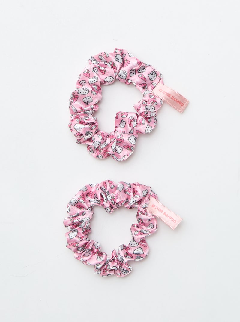 Pack de 4 horquillas + 1 coletero 'Hello Kitty' Rosa - Kiabi