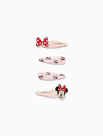 Pack de 4 horquillas para el pelo Minnie