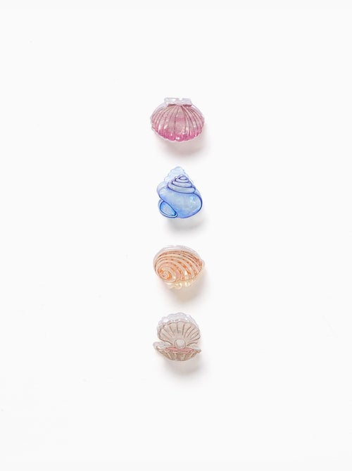 Pack de 4 mini pinzas de concha - Kiabi