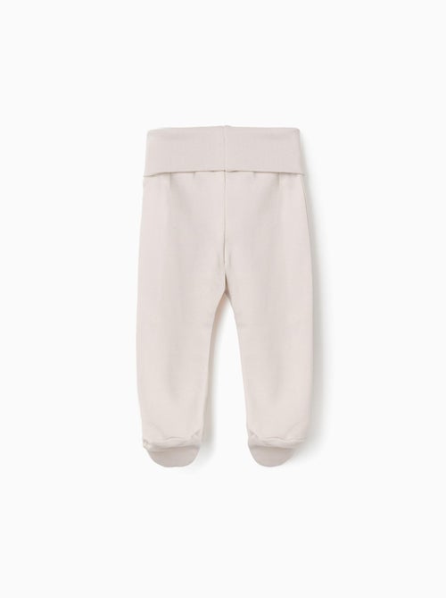Pack de 4 pantalones con pies 100% algodón - Kiabi Pack de 4 pantalones con pies 100% algodón - Kiabi