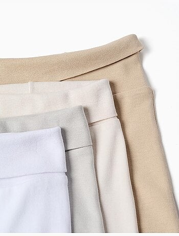 Pack de 4 Pantalones con Pies de Algodón