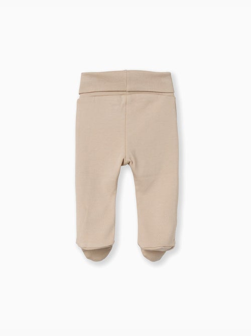 Pack de 4 Pantalones con Pies de Algodón - Kiabi Pack de 4 Pantalones con Pies de Algodón - Kiabi