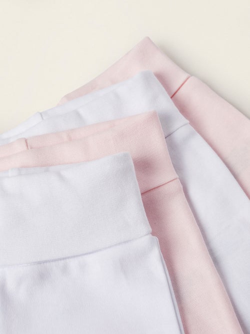 Pack de 4 pantalones con pies Extra Comfy - Kiabi Pack de 4 pantalones con pies Extra Comfy - Kiabi