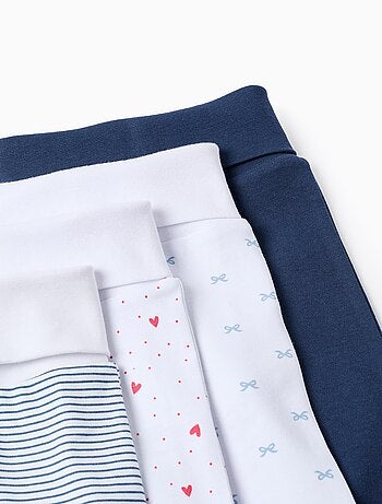 Pack de 4 pantalones con pies extra cómodos