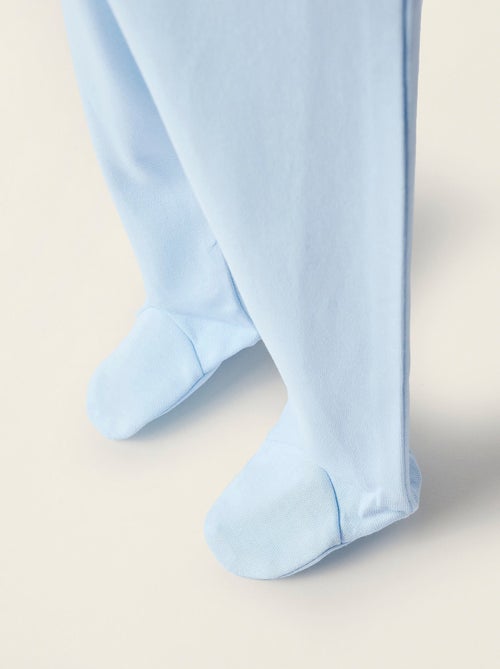Pack de 4 pantalones de algodón con pies - Kiabi Pack de 4 pantalones de algodón con pies - Kiabi