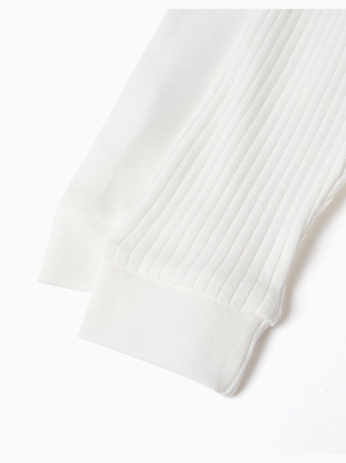 Pack de 4 pantalones lisos/acanalados de algodón - Kiabi