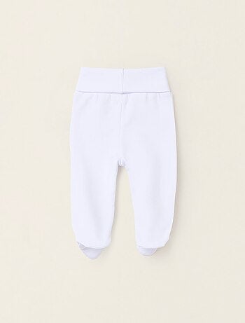 Pack de 4 pantalones perchados con pies