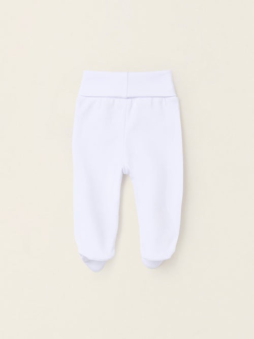 Pack de 4 pantalones perchados con pies - Kiabi Pack de 4 pantalones perchados con pies - Kiabi