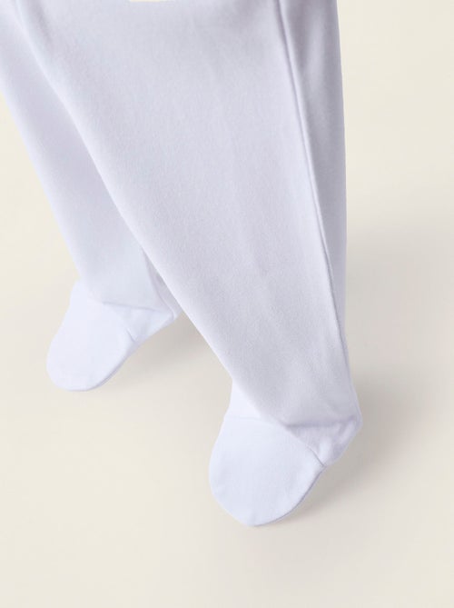 Pack de 4 pantalones perchados con pies - Kiabi Pack de 4 pantalones perchados con pies - Kiabi