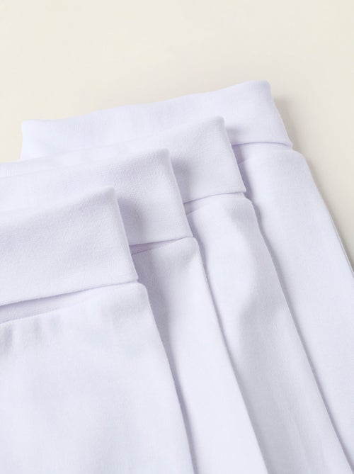 Pack de 4 pantalones perchados con pies - Kiabi Pack de 4 pantalones perchados con pies - Kiabi