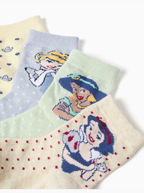 Pack de 4 pares de calcetines con las Princesas Disney - Kiabi Pack de 4 pares de calcetines con las Princesas Disney - Kiabi