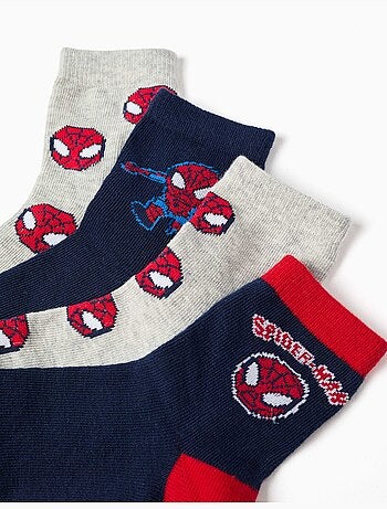 Pack de 4 pares de calcetines con Spider-Man