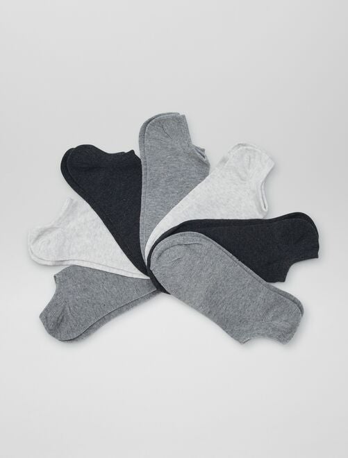 Pack de 4 pares de calcetines invisibles - Kiabi