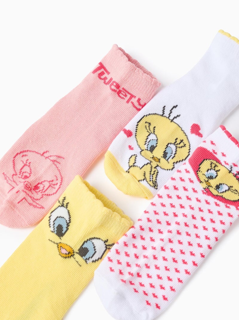 Pack de 4 Pares de Calcetines Multicolor - Kiabi