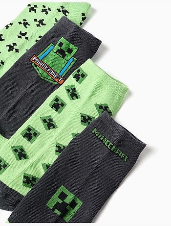 Pack de 4 pares de calcetines tobilleros Minecraft