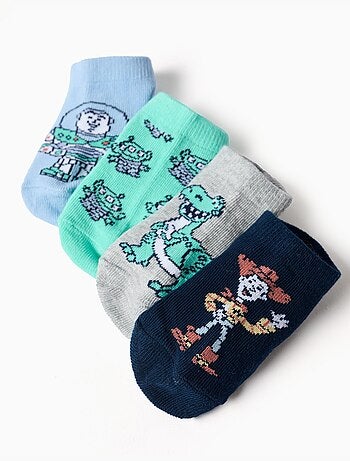 Pack de 4 pares de calcetines tobilleros Toy Story